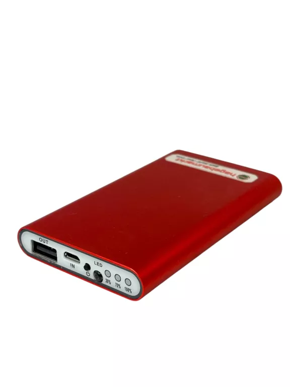 POWERBANK CZERWONY 80294 3500MAH