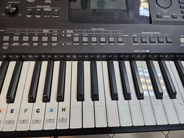 KEYBOARD YAMAHA PSR-E463 + PUDEŁKO + STOJAK + KRZESEŁKO/SIEDZISKO
