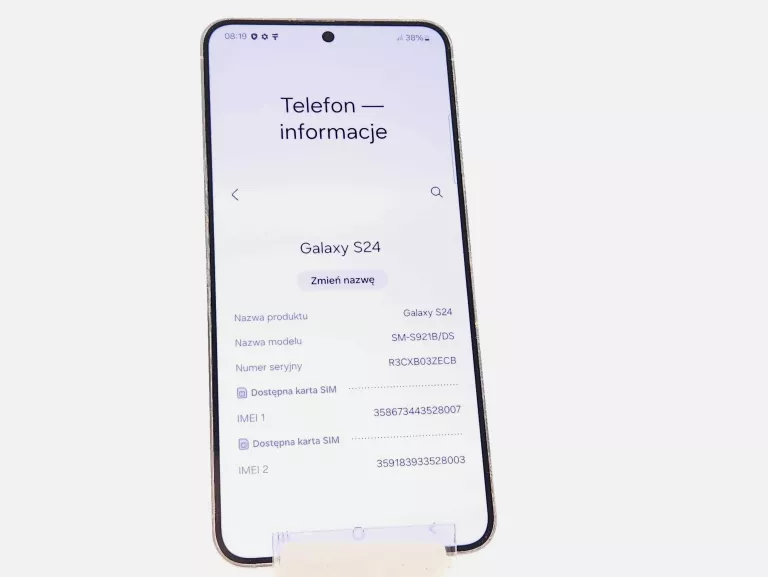TELEFON SAMSUNG GALAXY S24 8/128GB SZARY #PLUS
