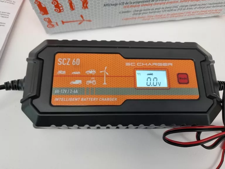 PROSTOWNIK SAMOCHODOWY SC CHARGER SCZ 60 6-12V 2-6A