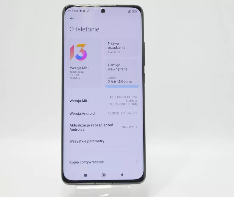 TELEFON XIAOMI 12 8/256GB PUDEŁKO I ORYGINALNA FAKTURA