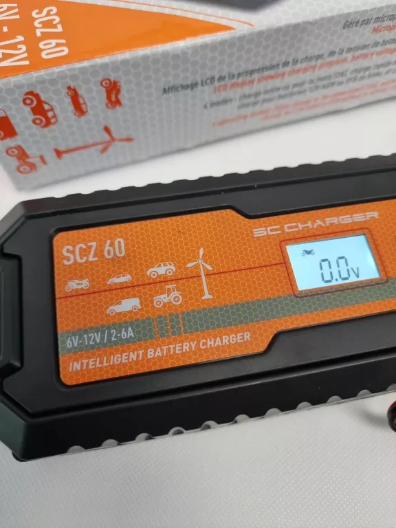 PROSTOWNIK SAMOCHODOWY SC CHARGER SCZ 60 6-12V 2-6A