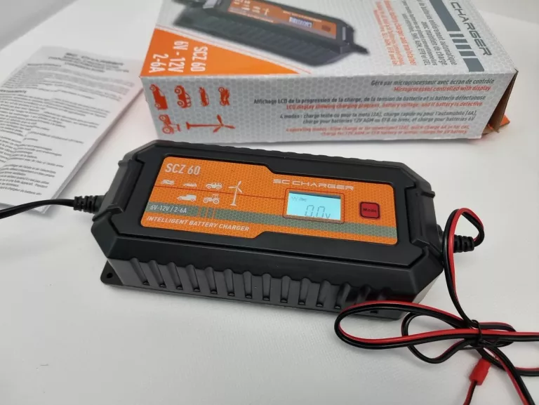 PROSTOWNIK SAMOCHODOWY SC CHARGER SCZ 60 6-12V 2-6A