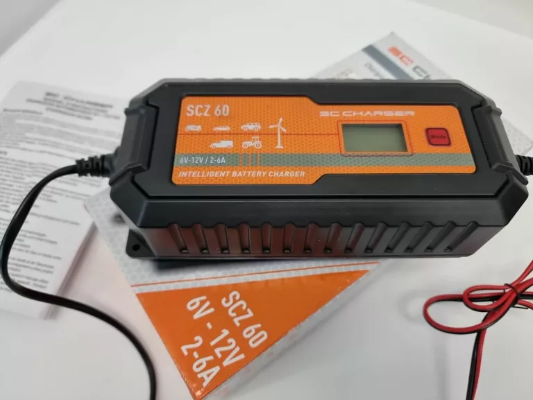PROSTOWNIK SAMOCHODOWY SC CHARGER SCZ 60 6-12V 2-6A