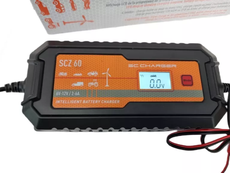 PROSTOWNIK SAMOCHODOWY SC CHARGER SCZ 60 6-12V 2-6A