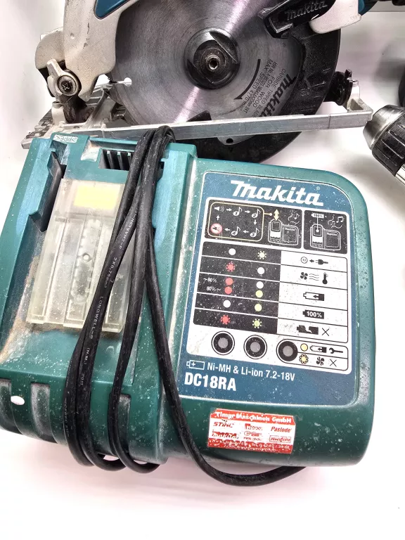 ZESTAW MAKITA DP400, BSS610, DHR 241,BHP 456, ŁADOWARKA