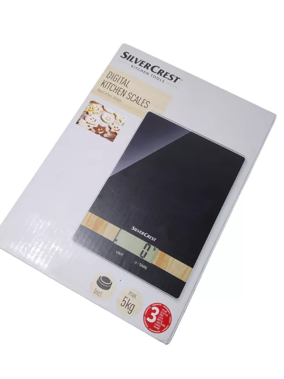 ELEKTRONICZNA WAGA KUCHENNA PRECYZYJNA DO 5KG SILVERCREST