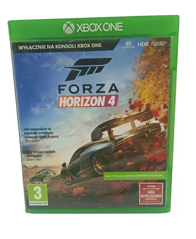 GRA FORZA HORIZON 4 XBOX ONE