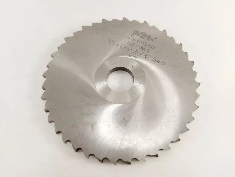 FREZ TARCZOWO-PIŁKOWY DO METALU 125X22X6,0 Z40 GLOBUS