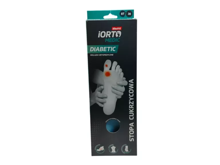 WKŁADKI DLA DIABETYKÓW IORTO DIABETIC R.36 STANDARD