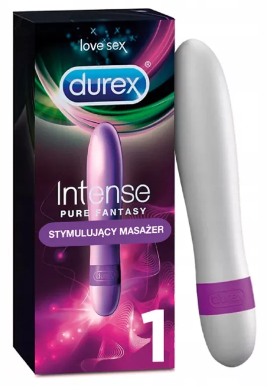 DUREX PURE FANTASY WIBRATOR INTENSE MASAŻER STYMULUJĄCY CICHY MOCNO WIBRUJ