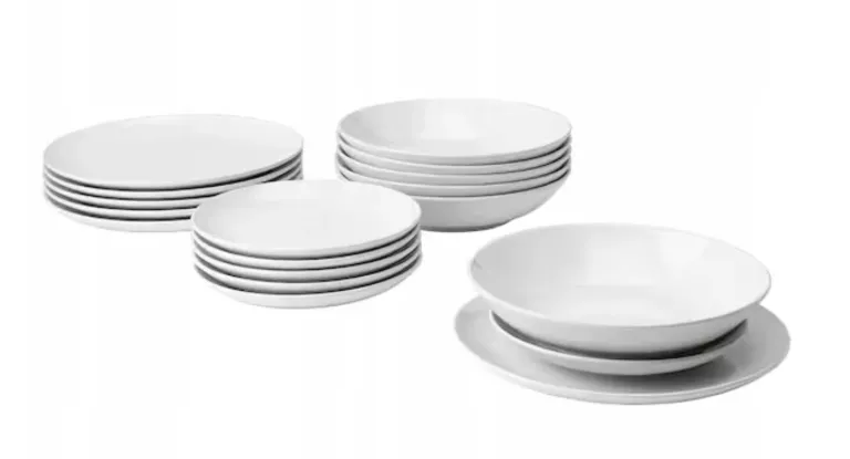 ZASTAWA STOŁOWA GODMIDDAG IKEA 18 ELEMENTÓW