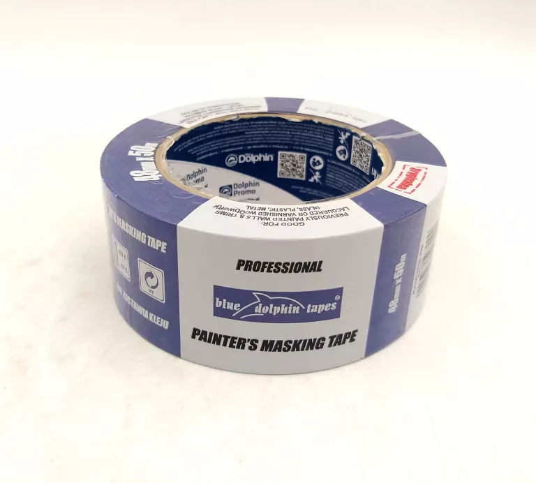 TAŚMA PAPIEROWA MALARSKA NIEBIESKA 48MM X 50M BLUE DOLPHIN