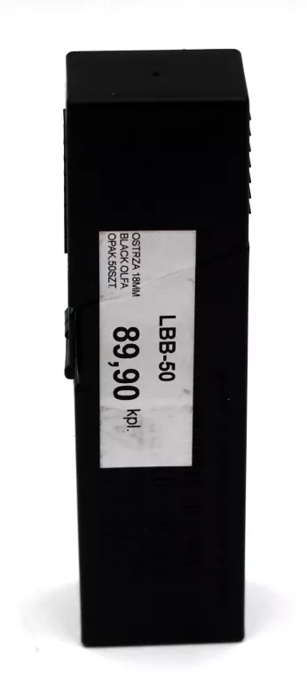 OLFA OSTRZA SEGMENTOWE CZARNE DO NOŻY NOŻYKÓW OSTRE LBB-50 18MM