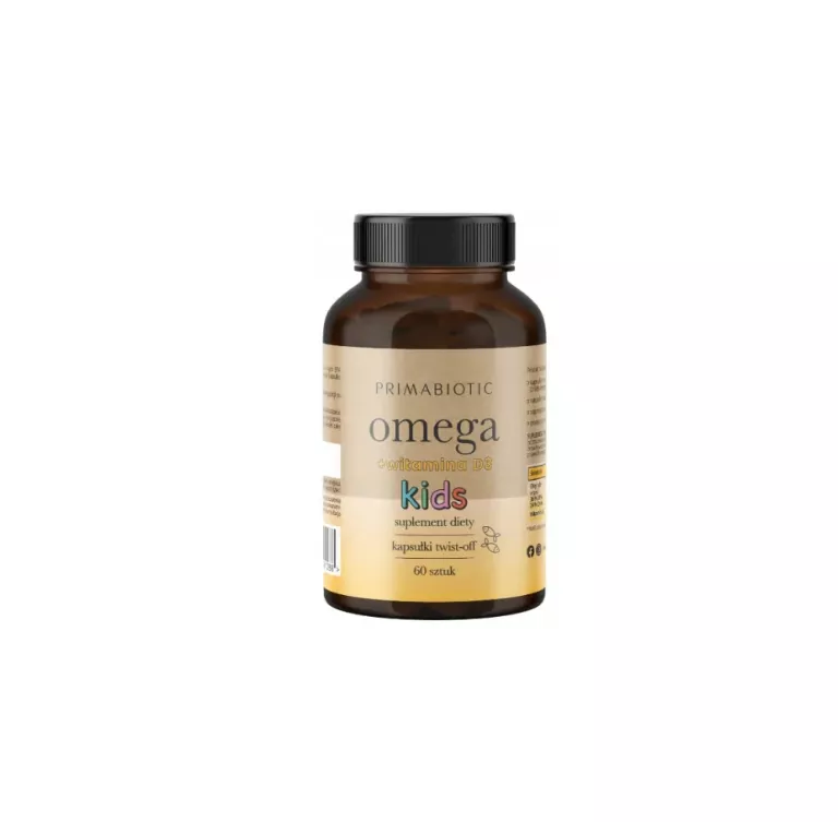 SUPLEMENT DIETY PRIMABIOTIC OMEGA 3 KIDS KAPSUŁKI TWIST-OFF 60 SZT.