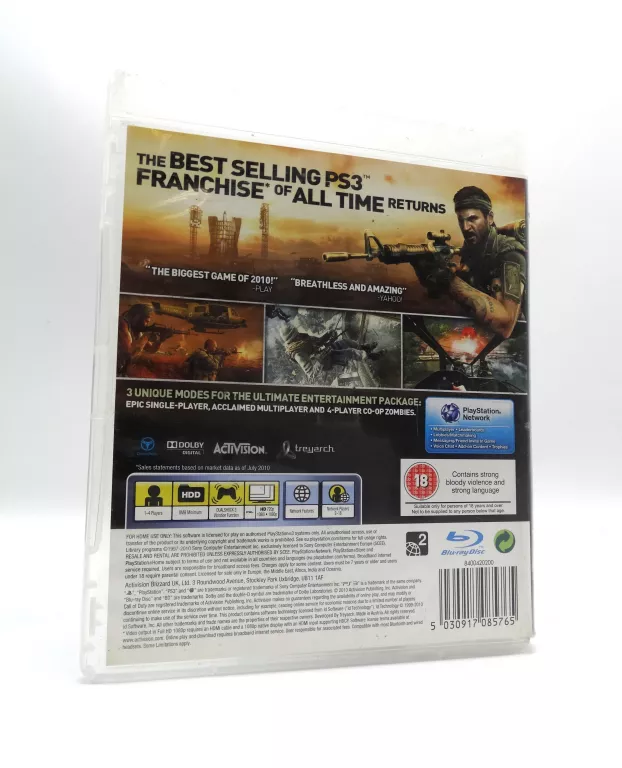 CALL OF DUTY BLACK OPS PS3