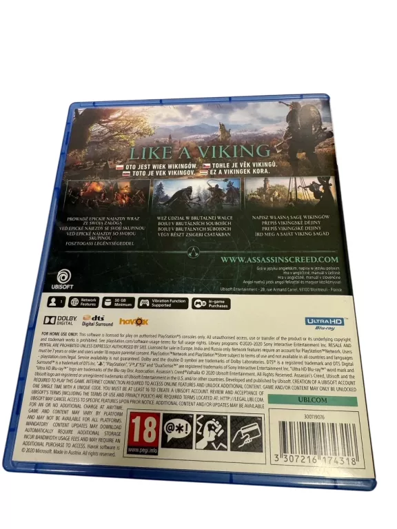 GRA ASSASSIN'S CREED VALHALLA NA PS5
