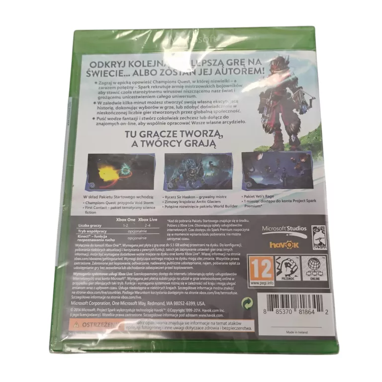 PROJECT SPARK XBOX ONE