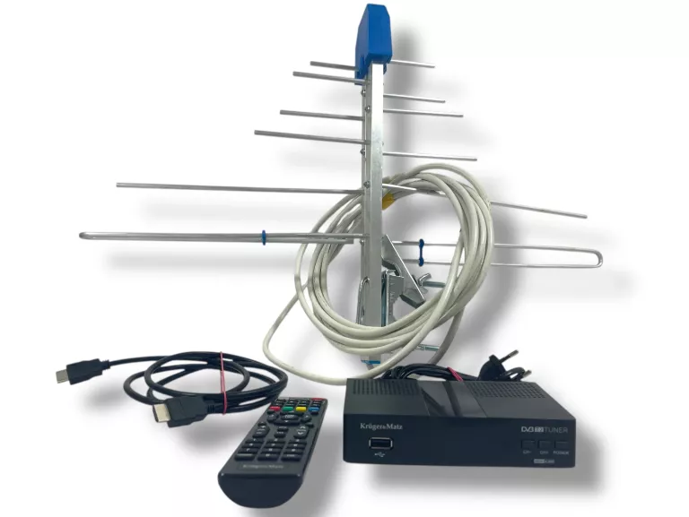 DEKODER DVB-T2 KRUGER MATZ KM0550A + ANTENA