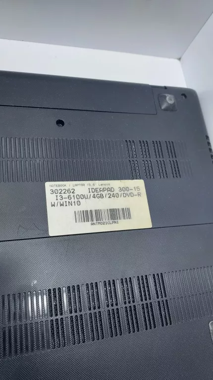 LAPTOP LENOVO 80QW WINDOWS 10 4GB RAM