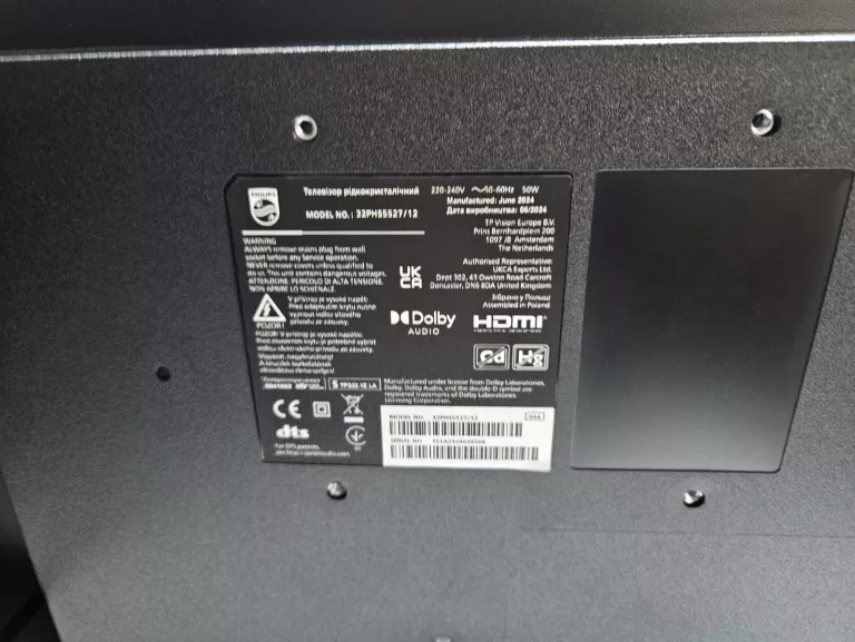 TELEWIZOR PHILIPS 32PHS5527 32" LED DVB-T2/HEVC/H.265