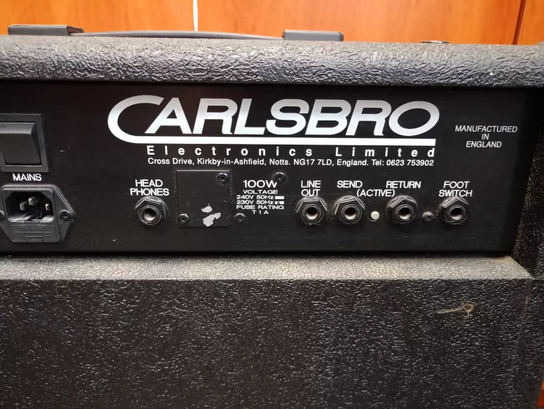 WZMACNIACZ GITAROWY, BASOWY CARLSBRO VIPER 100 W