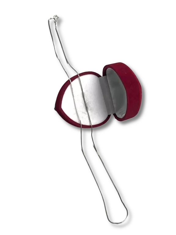SREBRNY ŁAŃCUSZEK SPLOT ŻMIJKA P:925 W:2,88G DŁ:50CM