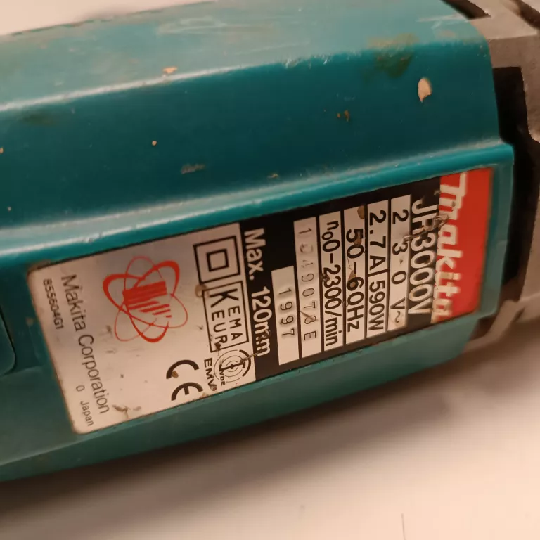 PIŁA SZABLASTA MAKITA JR3000V PEKNIETA PRZY OSTRZU