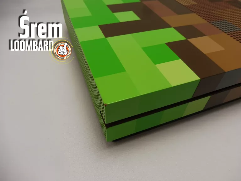 KONSOLA XBOX ONE S 1TB MINECRAFT EDITION, 2 PADY, 2 GRY, STAN DB!