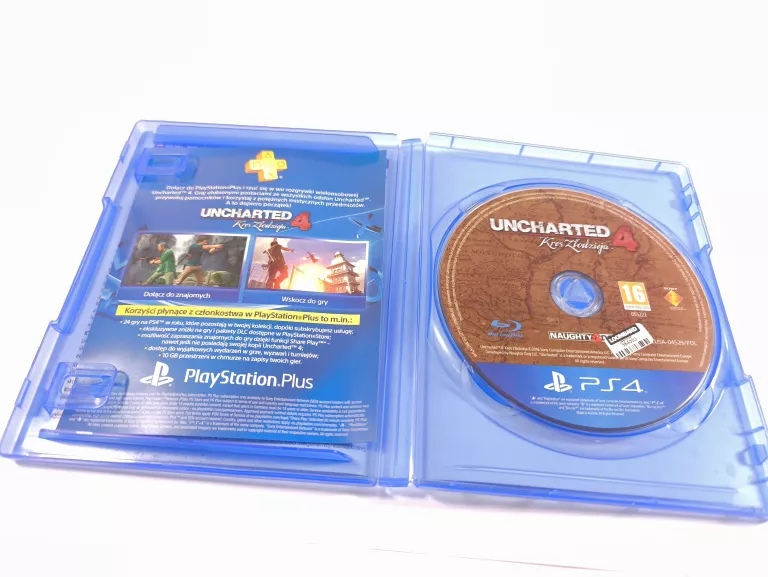 GRA PS4 UNCHARTED 4 KRES ZŁODZIEJA