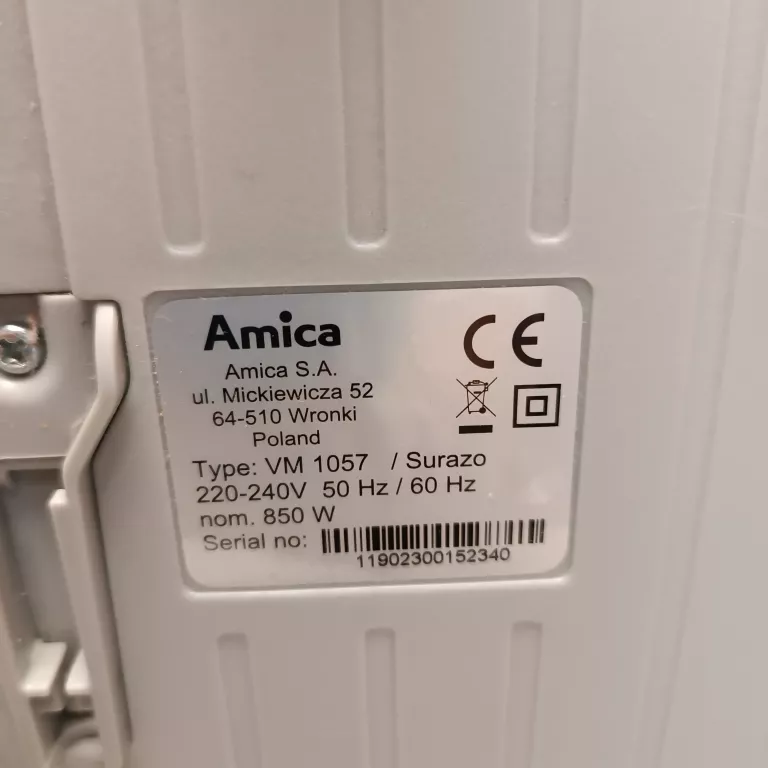 ODKURZACZ AMICA VM 1057 SURAZO