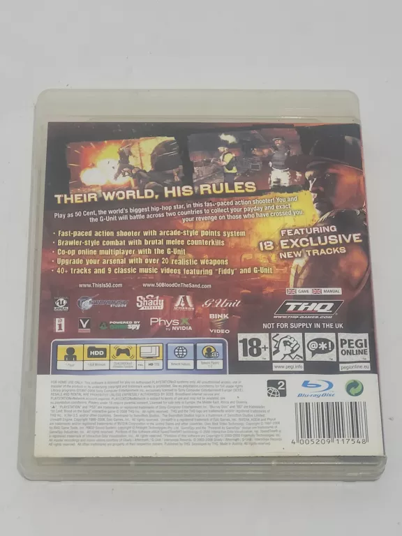 GRA PS3 50 CENT BLOOD ON THE SAND