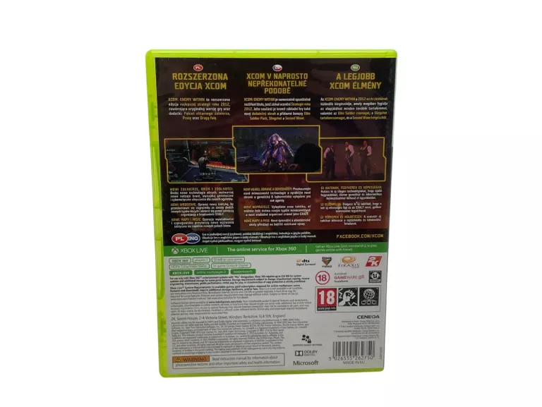 GRA XBOX 360 XCOM ENEMY WITHIN