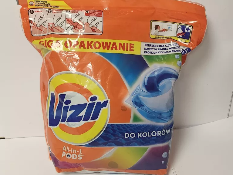 60 SZT VIZIR DO KOLORÓW KAPSUŁKI DO PRANIA