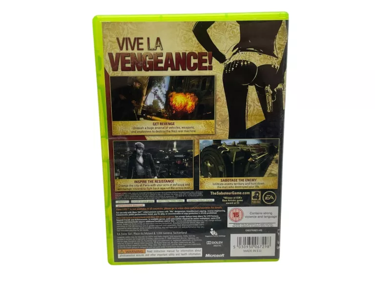 GRA XBOX 360 THE SABOTEUR