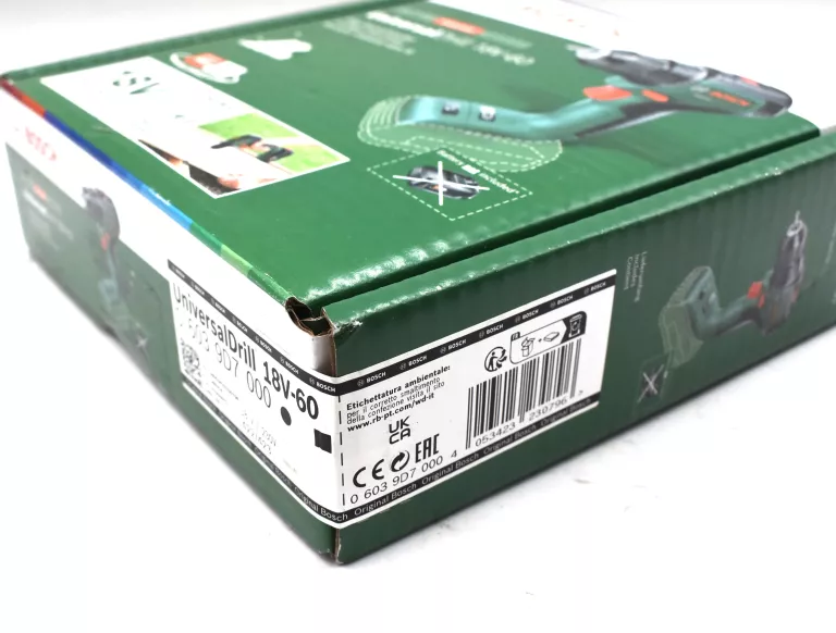 WKRĘTARKA BOSCH ZASILANIE AKUMULATOROWE 18 V UNIVERSALDRILL 18V-60