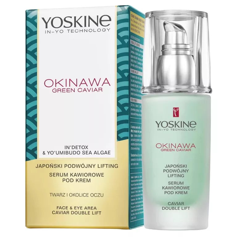 YOSKINE OKINAWA GREEN CAVIAR SERUM KAWIOROWE NA TWARZ I OKOLICE OCZU 30ML