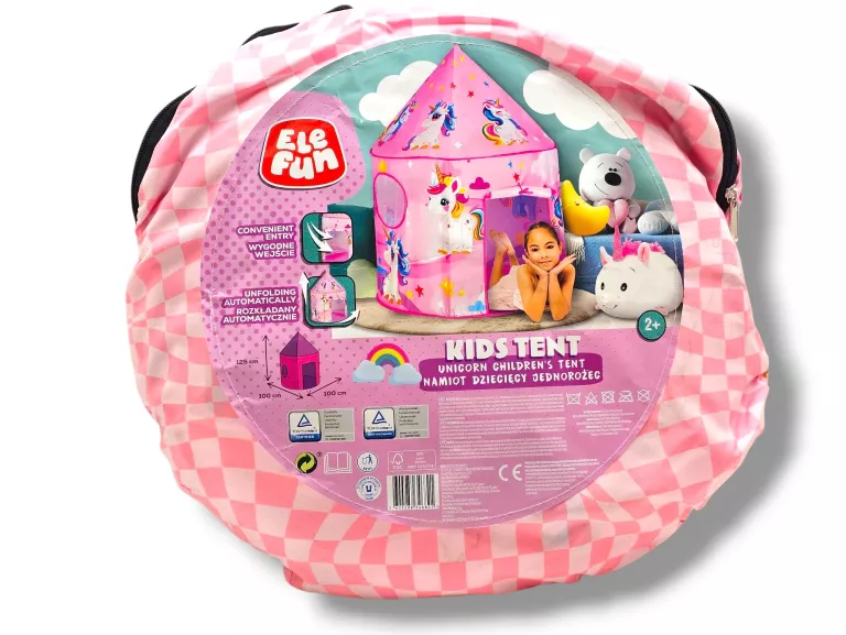 NAMIOT DO ZABAWY 100X125CM ELEFUN