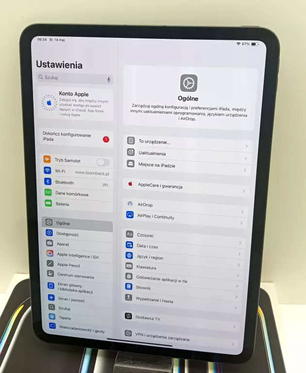 TABLET APPLE IPAD PRO 11" WI-FI + CELLULAR 1 TB ŚWIEŻO OTWARTY OPIS!!