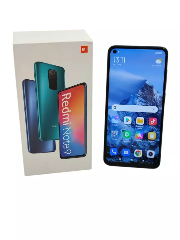 TELEFON XIAOMI REDMI NOTE 9 4/128 GB 6,53" 5020 MAH 4G LTE DUAL SIM