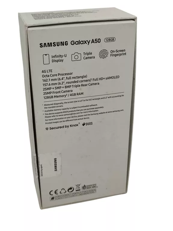 TELEFON SAMSUNG GALAXY A50 4/128 GB 6,40" 4000 MAH 4G LTE DUAL SIM