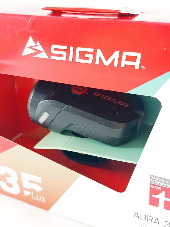 LAMPKA ROWEROWA LED SIGMA AURA 100 LUX MOCNA TYŁ OŚWIETLENIE ROWEROWE IPX4