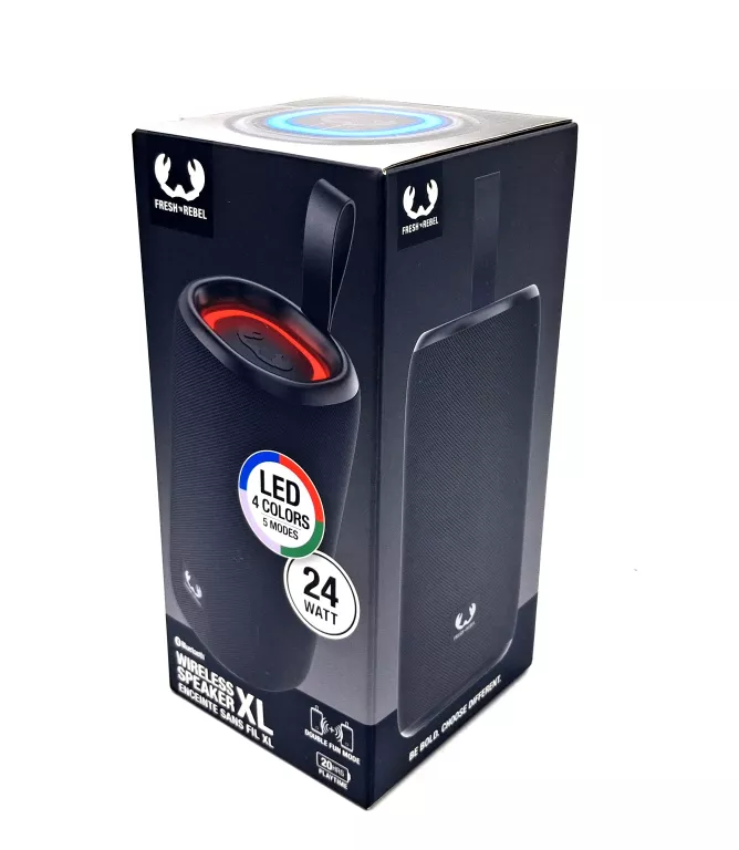 GŁOŚNIK PRZENOŚNY FRESH 'N REBEL XL CZARNY 24 W