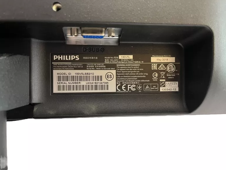 MONITOR PHILIPS 193V5LSB2/10