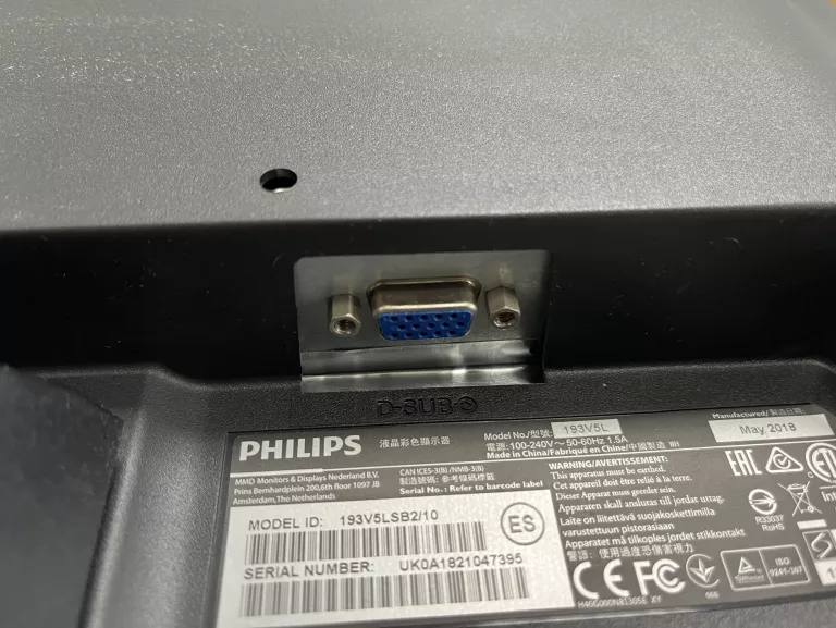 MONITOR PHILIPS 193V5LSB2/10