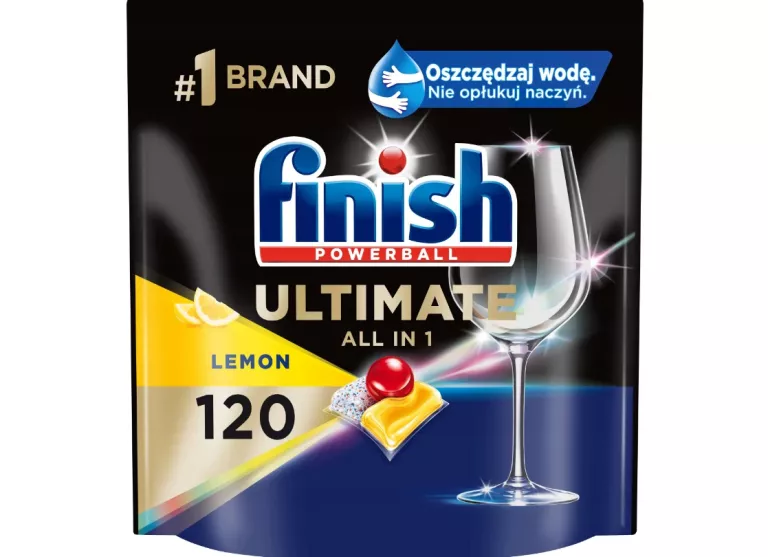 KAPSUŁKI DO ZMYWARKI FINISH ULTIMATE ALL IN 1 LEMON 120SZT 5908252010745