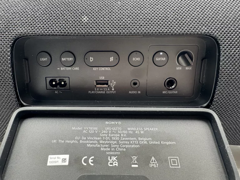 GŁOŚNIK PRZENOŚNY BLUETOOTH SONY ULT FIELD 7 45W 30H PRACY - GW 02.2027!