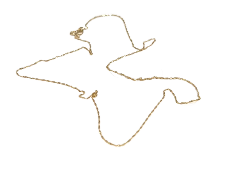 ZŁOTY ŁAŃCUSZEK DŁ.45 CM PR.585 0,82G