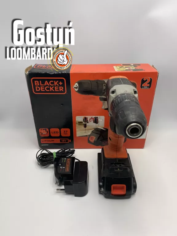WKRĘTARKA BLACK DECKER BCD001 KOMPLET!