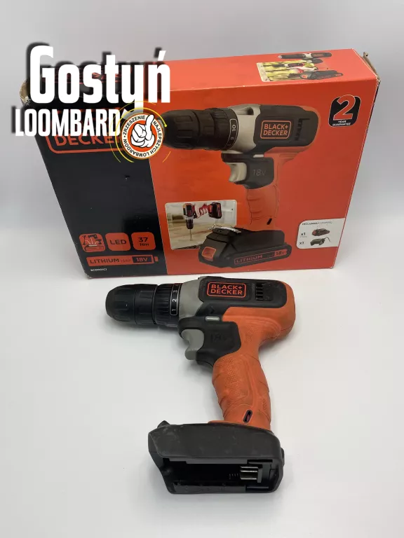 WKRĘTARKA BLACK DECKER BCD001 KOMPLET!